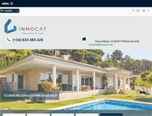 Tablet Screenshot of inmocat.com